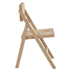 Frances Set Of 2 Folding Cane Rattan Chairs, Natural Colour -Daals Store XN 2054 NAT 2P WB4