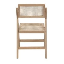 Frances Set Of 2 Folding Cane Rattan Chairs, Natural Colour -Daals Store XN 2054 NAT 2P WB5