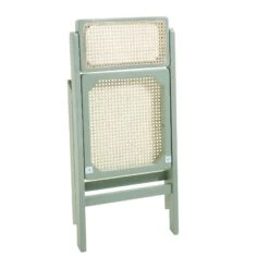 Frances Set Of 2 Folding Cane Rattan Chairs, Mint 22 Frances Set Of 2 Folding Cane Rattan Chairs, Mint -Daals Store XN 2054 SAGE 2P WB5
