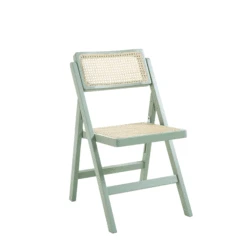 Frances Set Of 2 Folding Cane Rattan Chairs, Mint 16 Frances Set Of 2 Folding Cane Rattan Chairs, Mint -Daals Store XN 2054 SAGE GIF compressed