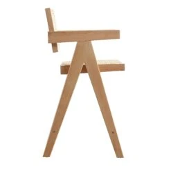 Jeanne Natural Colour Cane Rattan Solid Beech Wood Counter Stool 17 Jeanne Natural Colour Cane Rattan Solid Beech Wood Counter Stool -Daals Store XN 2211 NAT WB4