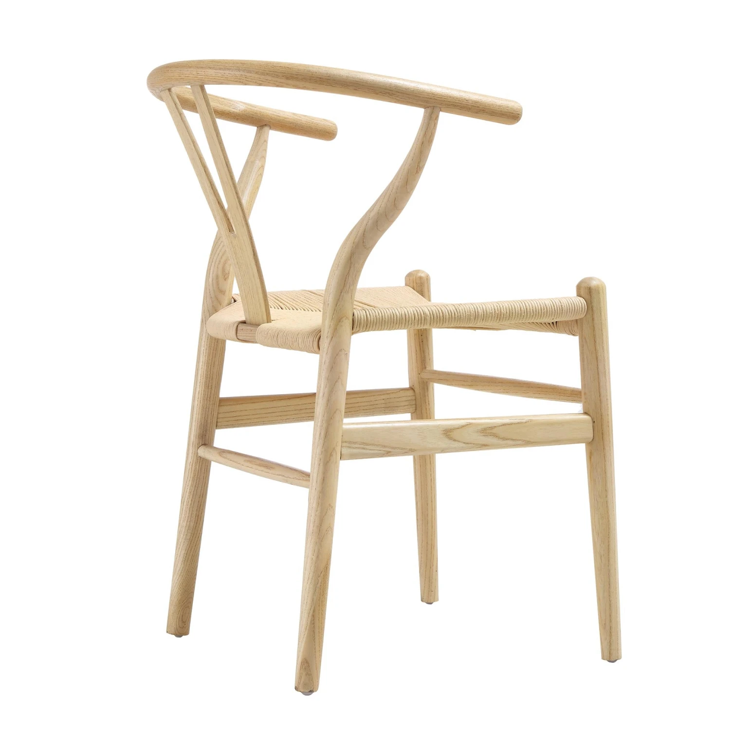 Hansel Wooden Natural Weave Dining Chair, Natural Colour Frame 6 Hansel Wooden Natural Weave Dining Chair, Natural Colour Frame - Image 6