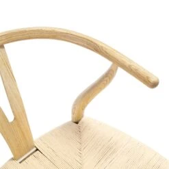 Hansel Wooden Natural Weave Dining Chair, Natural Colour Frame 17 Hansel Wooden Natural Weave Dining Chair, Natural Colour Frame -Daals Store XN R098 NAT detail1