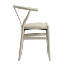 Hansel Upholstered Dining Chair, Taupe Frame With Oatmeal Fabric 22 Hansel Upholstered Dining Chair, Taupe Frame With Oatmeal Fabric -Daals Store XN R100 OATFAB TAUPE WB3