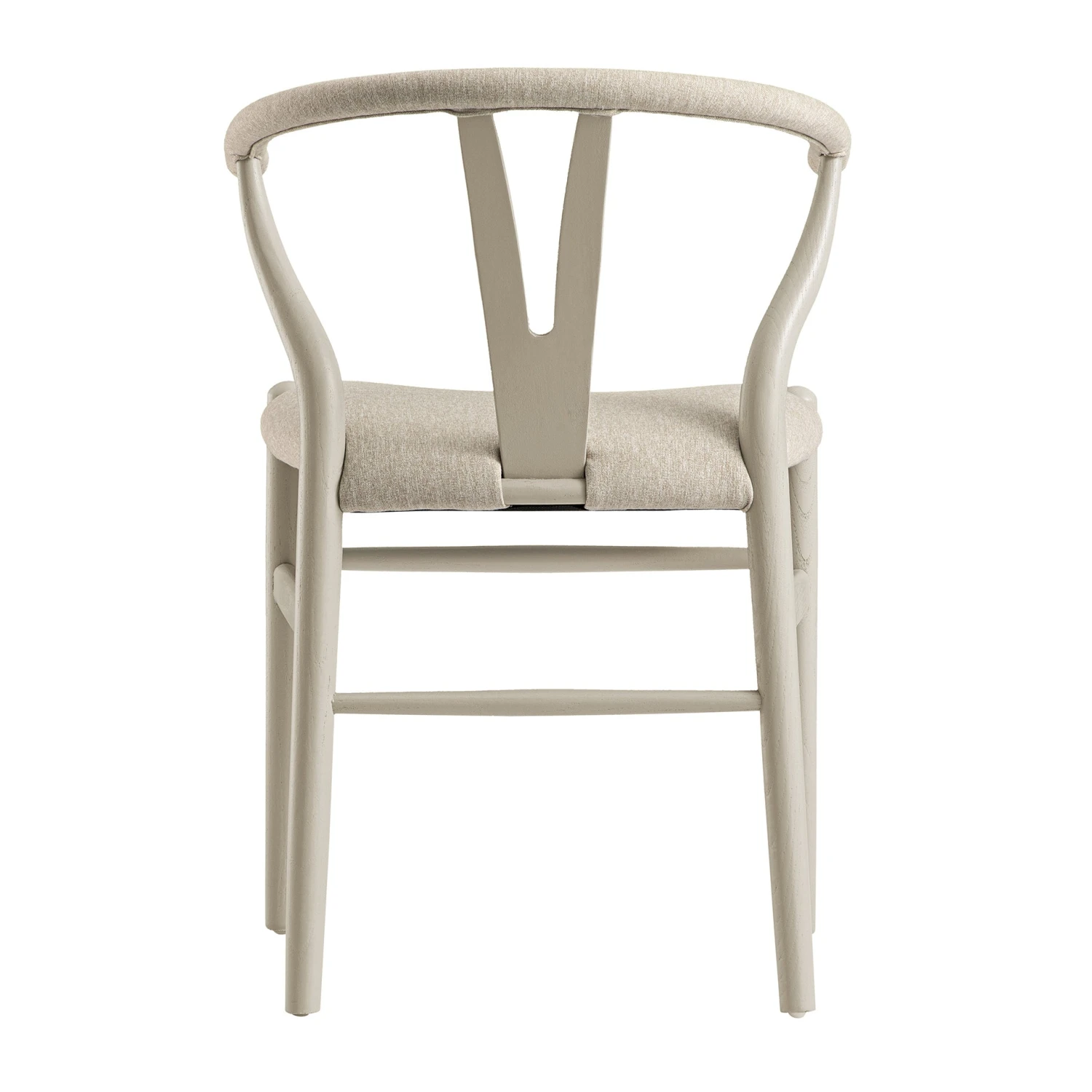 Hansel Upholstered Dining Chair, Taupe Frame With Oatmeal Fabric 10 Hansel Upholstered Dining Chair, Taupe Frame With Oatmeal Fabric - Image 10