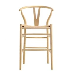 Hansel Wooden Natural Weave Counter Stool, Natural Frame -Daals Store XN R152 NAT WB1