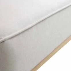 Pienza Cane Sofa Bed, Beige Woven Fabric With Natural Solid Oak Frame -Daals Store XNSF 760 BEIGEFAB NAT detail2