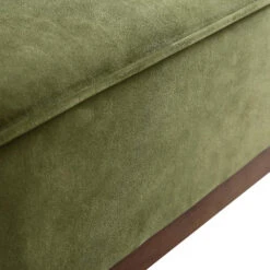 Pienza Cane Sofa Bed, Moss Green Velvet With Walnut Frame 29 Pienza Cane Sofa Bed, Moss Green Velvet With Walnut Frame -Daals Store XNSF 760 GREENVEL WALN detail2