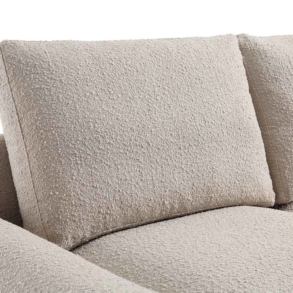 Hampstead Taupe Boucle Curved 2-Seater Sofa 9 Hampstead Taupe Boucle Curved 2-Seater Sofa - Image 9