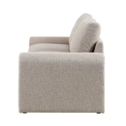 Hampstead Taupe Boucle Curved 3-Seater Sofa 17 Hampstead Taupe Boucle Curved 3-Seater Sofa -Daals Store XRSF 2161 TAUPE BOUCLE 3ST WB4