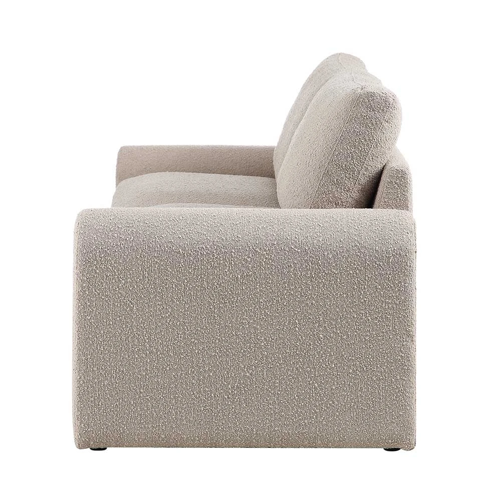 Hampstead Taupe Boucle Curved 3-Seater Sofa 7 Hampstead Taupe Boucle Curved 3-Seater Sofa - Image 7