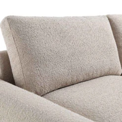 Hampstead Taupe Boucle Curved 3-Seater Sofa 19 Hampstead Taupe Boucle Curved 3-Seater Sofa -Daals Store XRSF 2161 TAUPE BOUCLE 3ST detail1
