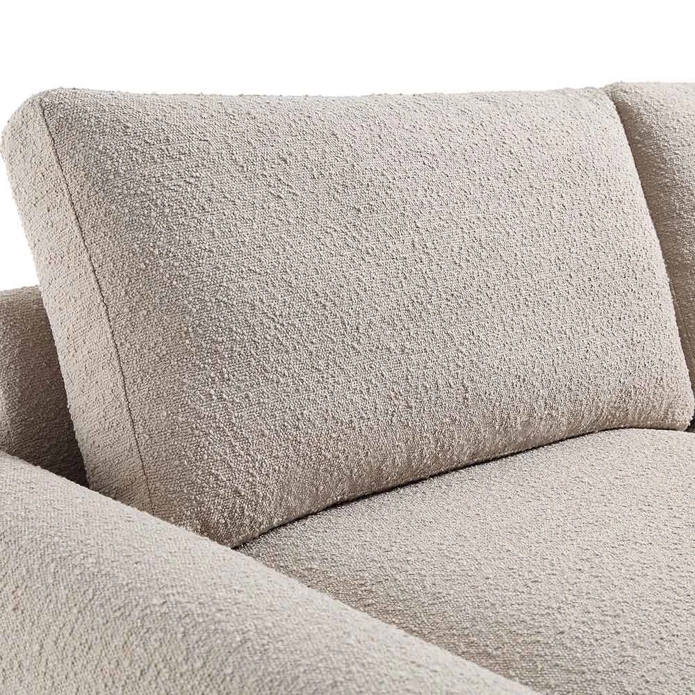 Hampstead Taupe Boucle Curved 3-Seater Sofa 9 Hampstead Taupe Boucle Curved 3-Seater Sofa - Image 9