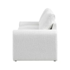 Hampstead White Boucle Curved 3-Seater Sofa -Daals Store XRSF 2161 WHITE BOUCLE 3ST WB4