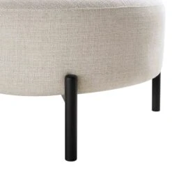 Amboise Armchair With Ball Cushion, Beige Linen Blend -Daals Store XRSF 2183 BEIGE LIN 1ST detail3