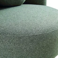 Amboise Armchair With Ball Cushion, Spruce Green Textured Fabric -Daals Store XRSF 2183 GREEN BOU 1ST detail1