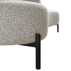 Amboise 3-Seater Curved Sofa With Ball Cushions, Mist Grey Boucle 28 Amboise 3-Seater Curved Sofa With Ball Cushions, Mist Grey Boucle -Daals Store XRSF 2183 GREY BOU 3ST detail3