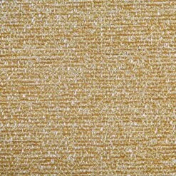 Amboise Marigold Yellow Textured Bouclé Round Storage Pouffe – Minimalist Black Metal Leg Footrest -Daals Store XRSF 2183 YELLOW BOU fabric detail 2