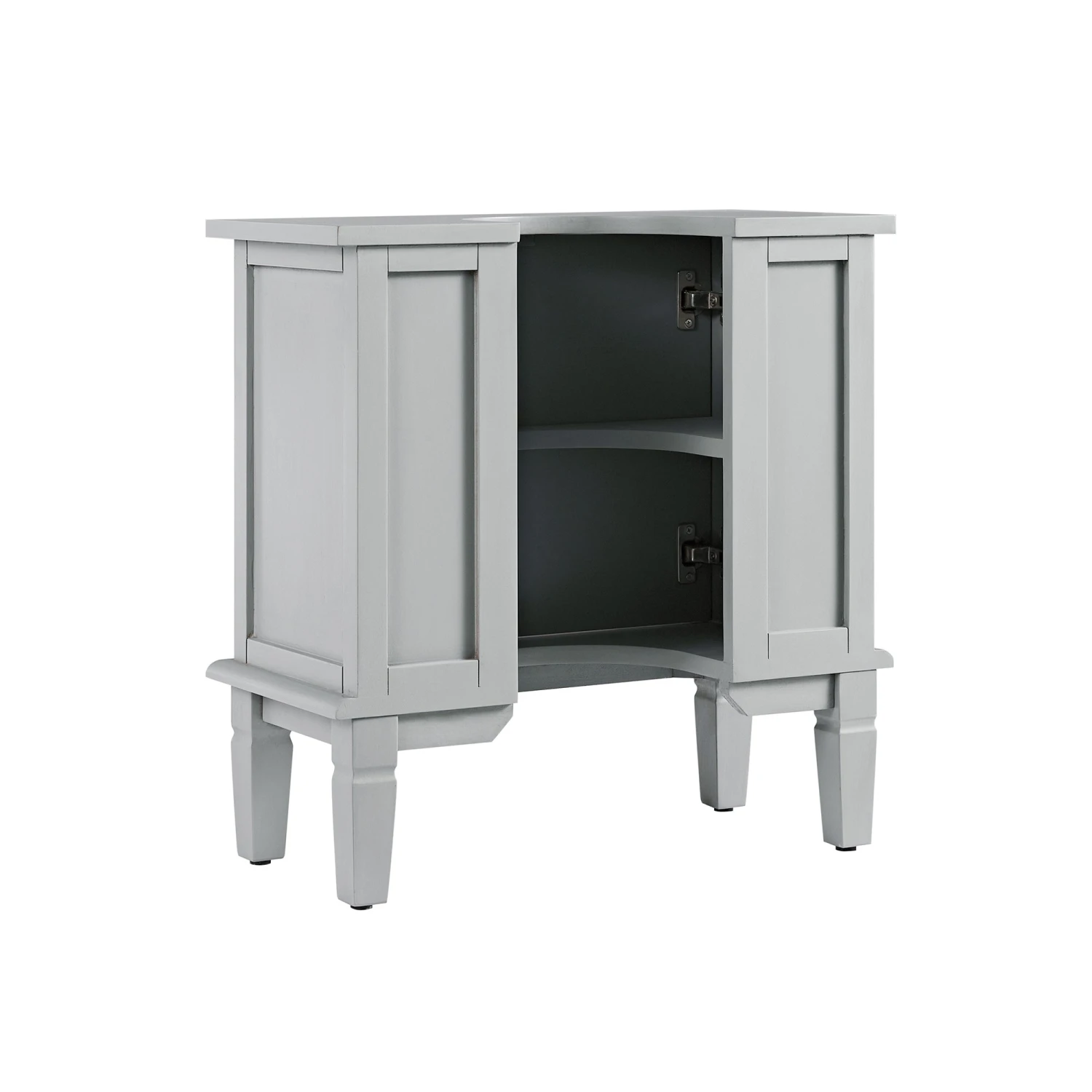 Chantilly Mid Grey Carved Bathroom Undersink Unit 12 Chantilly Mid Grey Carved Bathroom Undersink Unit - Image 12
