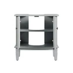 Chantilly Mid Grey Carved Bathroom Undersink Unit 28 Chantilly Mid Grey Carved Bathroom Undersink Unit -Daals Store XXBAC 057 GREY WB5