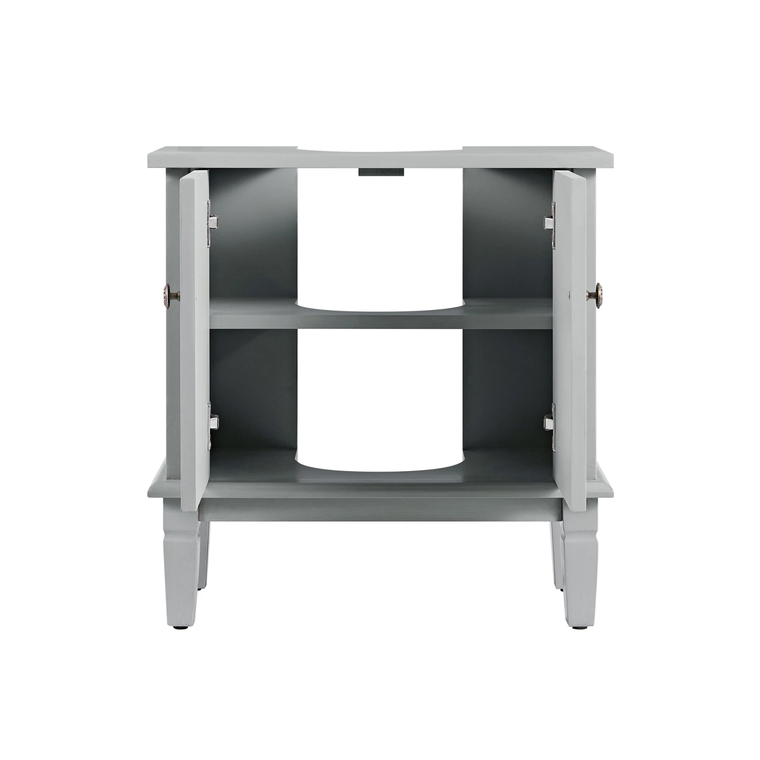 Chantilly Mid Grey Carved Bathroom Undersink Unit 13 Chantilly Mid Grey Carved Bathroom Undersink Unit - Image 13