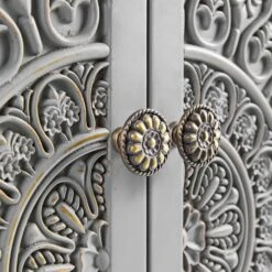 Chantilly Mid Grey Carved Bathroom Undersink Unit 30 Chantilly Mid Grey Carved Bathroom Undersink Unit -Daals Store XXBAC 057 GREY detail2