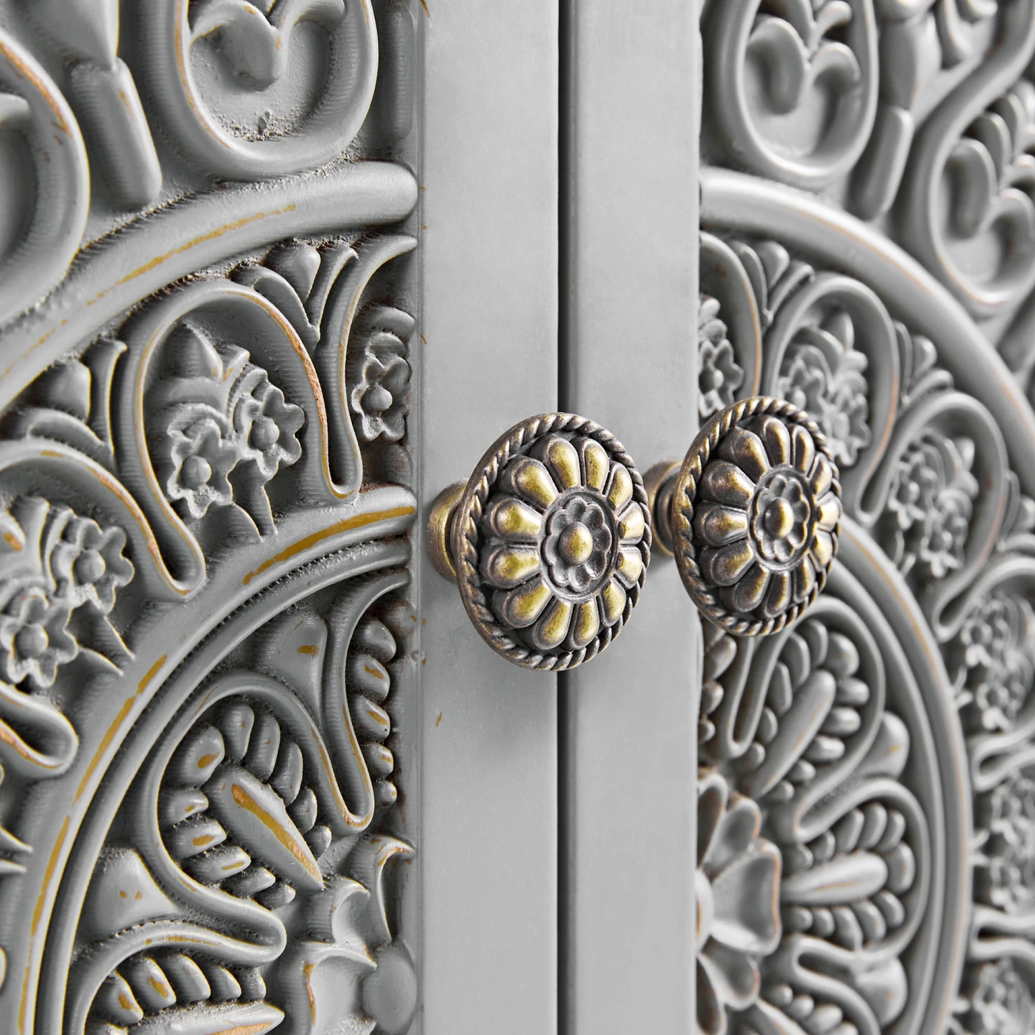 Chantilly Mid Grey Carved Bathroom Undersink Unit 15 Chantilly Mid Grey Carved Bathroom Undersink Unit - Image 15