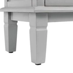 Chantilly Mid Grey Carved Bathroom Undersink Unit 31 Chantilly Mid Grey Carved Bathroom Undersink Unit -Daals Store XXBAC 057 GREY detail3