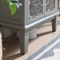 Chantilly Mid Grey Carved Bathroom Undersink Unit 22 Chantilly Mid Grey Carved Bathroom Undersink Unit -Daals Store XXBAC 057 GREY scene6