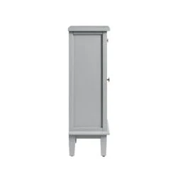 Chantilly Mid Grey Carved Bathroom Cupboard -Daals Store XXBAC 059 GREY WB4
