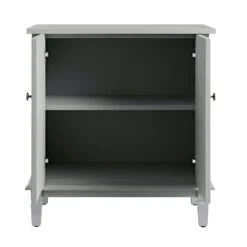 Chantilly Mid Grey Carved Small Sideboard -Daals Store XXCAB 017 GREY WB3