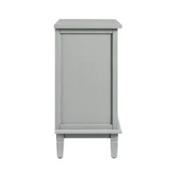 Chantilly Mid Grey Carved Small Sideboard -Daals Store XXCAB 017 GREY WB4