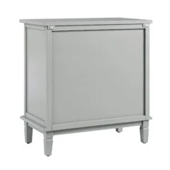 Chantilly Mid Grey Carved Small Sideboard -Daals Store XXCAB 017 GREY WB5