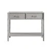 Elstowe Faux Bamboo 2-Drawer Console Table, Warm Grey 28 Elstowe Faux Bamboo 2-Drawer Console Table, Warm Grey -Daals Store XXCN 063 GREY WB1