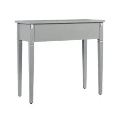 Chantilly Mid Grey Carved Console/ Dressing Table -Daals Store XXCNS 013 GREY WB5