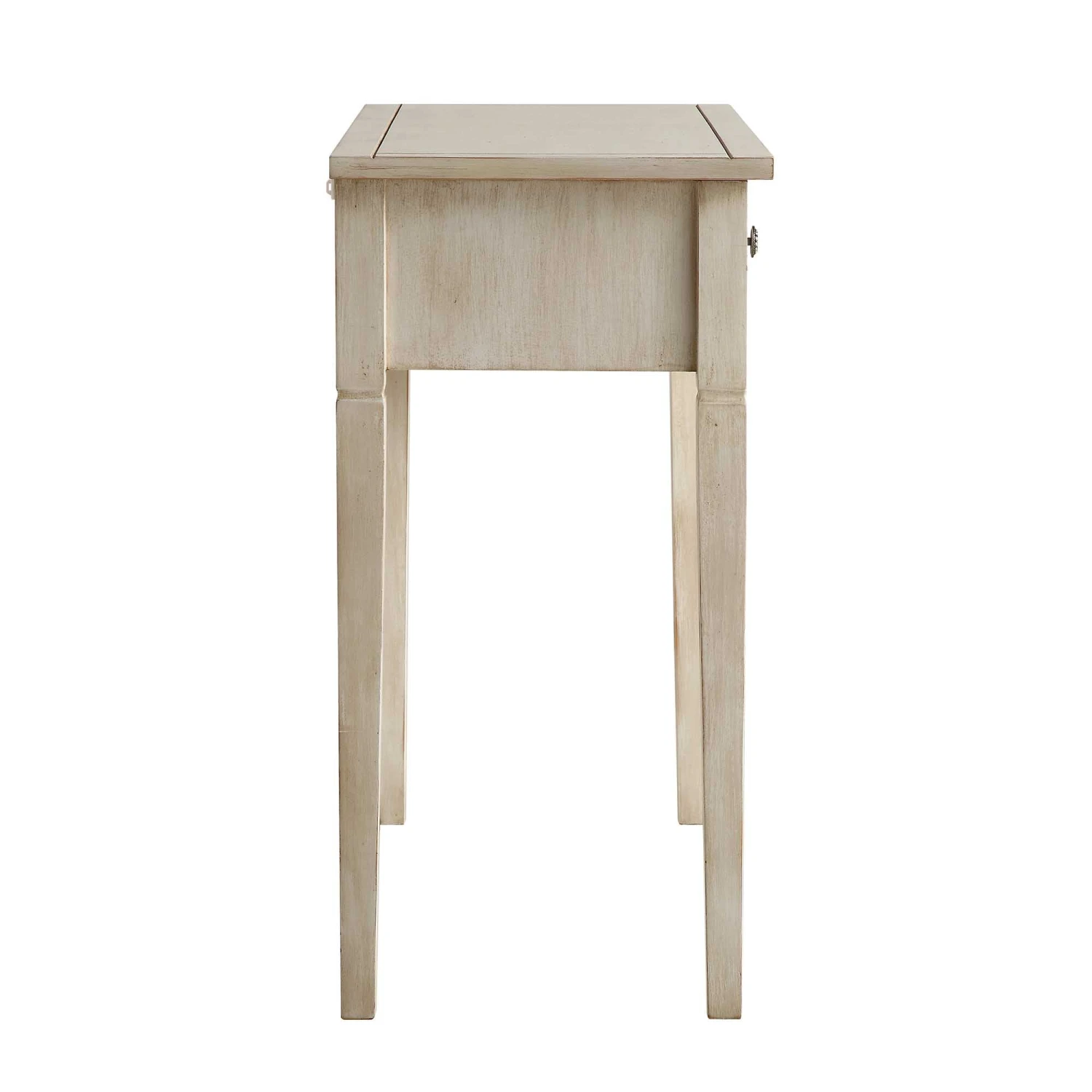 Chantilly Whitewashed Carved Console/ Dressing Table 8 Chantilly Whitewashed Carved Console/ Dressing Table - Image 8