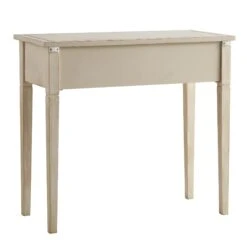 Chantilly Whitewashed Carved Console/ Dressing Table 22 Chantilly Whitewashed Carved Console/ Dressing Table -Daals Store XXCNS 013 WHITEWASH WB6