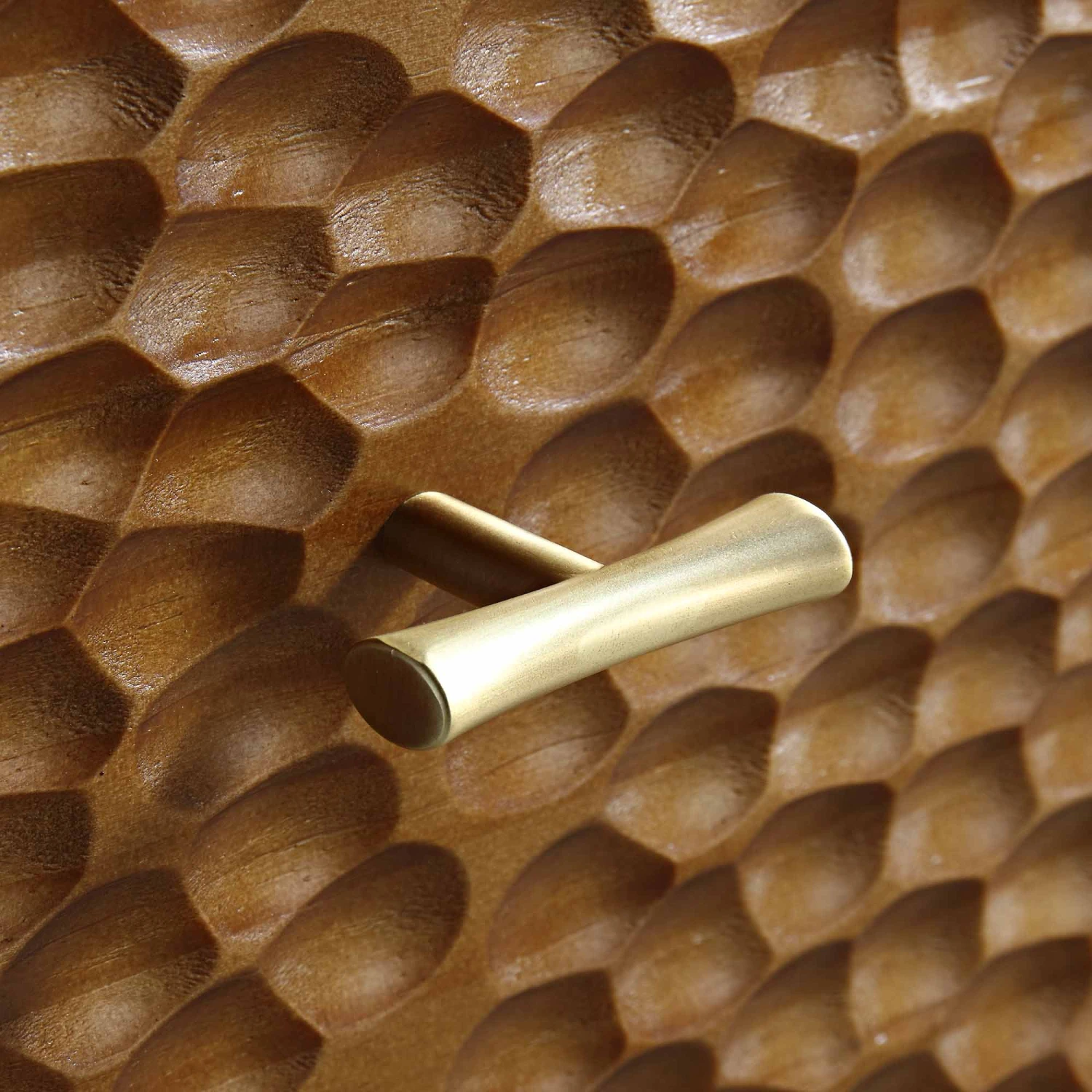 Bianca Chip Carved 3 Drawer Chest, Antique Bronze & Black 13 Bianca Chip Carved 3 Drawer Chest, Antique Bronze & Black - Image 13