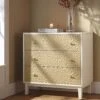 Bianca Chip Carved 3 Drawer Chest, Sand Beige & Ivory 22 Bianca Chip Carved 3 Drawer Chest, Sand Beige & Ivory -Daals Store XXCOD 008 TAUPE WHITE main