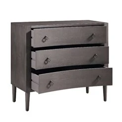 Thalia Concave Chest Of Drawers, Silver Oak -Daals Store XXCOD 023 SILVEROAK WB3