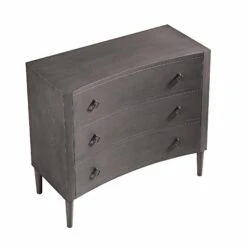 Thalia Concave Chest Of Drawers, Silver Oak -Daals Store XXCOD 023 SILVEROAK WB4