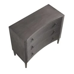 Thalia Concave Chest Of Drawers, Silver Oak -Daals Store XXCOD 023 SILVEROAK WB5