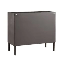 Thalia Concave Chest Of Drawers, Silver Oak -Daals Store XXCOD 023 SILVEROAK WB7