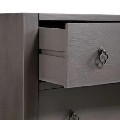 Thalia Concave Chest Of Drawers, Silver Oak -Daals Store XXCOD 023 SILVEROAK detail2