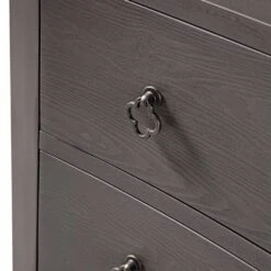 Thalia Concave Chest Of Drawers, Silver Oak -Daals Store XXCOD 023 SILVEROAK detail3