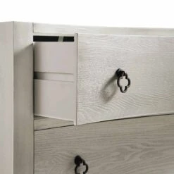 Thalia Concave Chest Of Drawers, Washed White 30 Thalia Concave Chest Of Drawers, Washed White -Daals Store XXCOD 023 WHITEWASH detail2