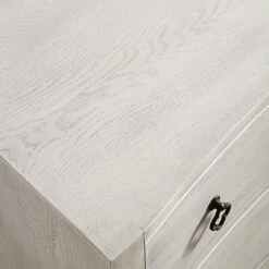 Thalia Concave Chest Of Drawers, Washed White 32 Thalia Concave Chest Of Drawers, Washed White -Daals Store XXCOD 023 WHITEWASH detail4