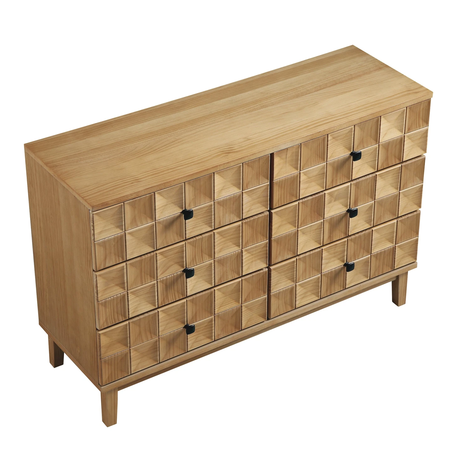 Gibbs Chest Of 6 Drawers, Natural 8 Gibbs Chest Of 6 Drawers, Natural - Image 8