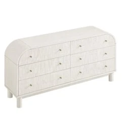 Maude Chest Of 6 Drawers, Washed White Ash With Raffia 13 Maude Chest Of 6 Drawers, Washed White Ash With Raffia -Daals Store XXCOD 033 WHITE RAF WB4