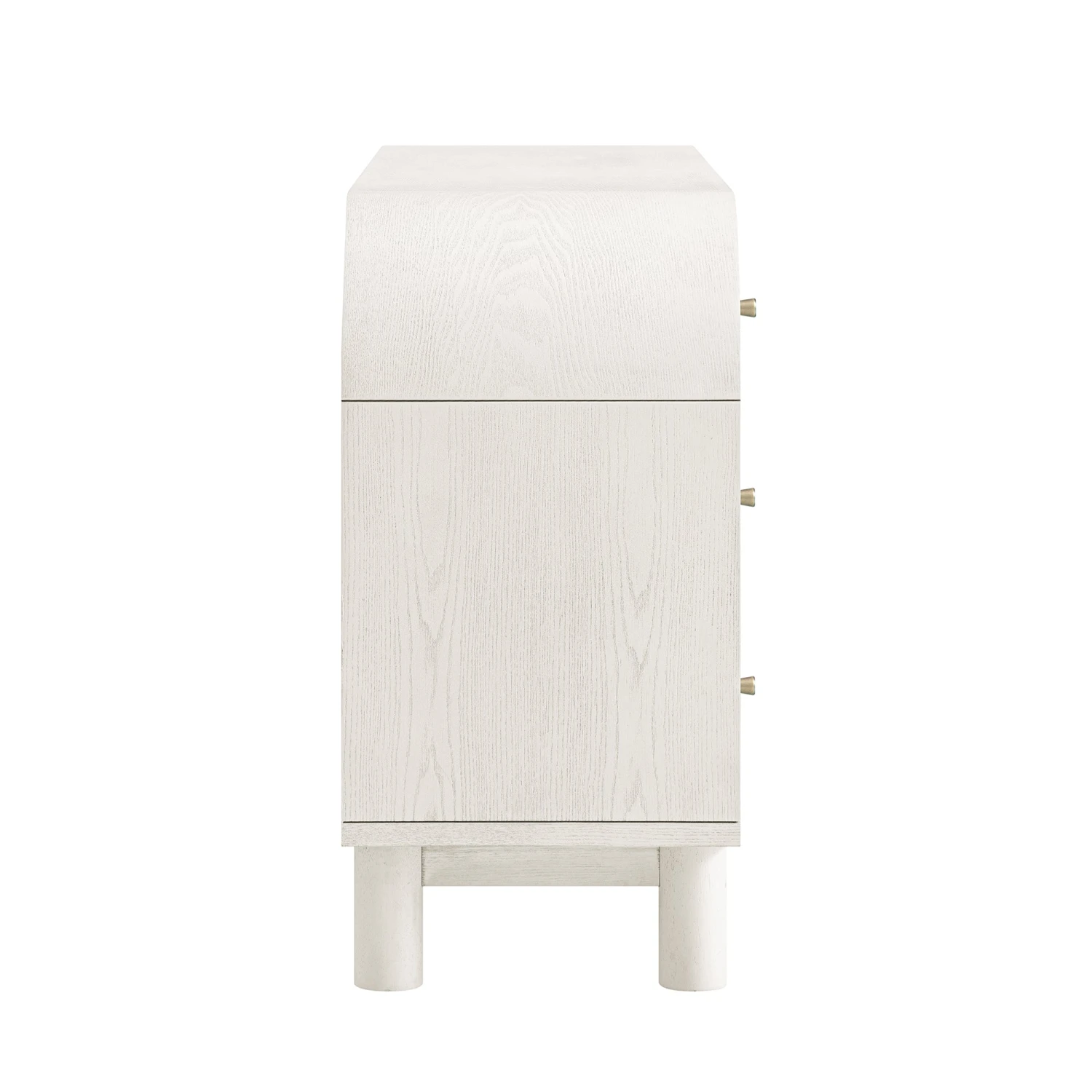 Maude Chest Of 6 Drawers, Washed White Ash With Raffia 6 Maude Chest Of 6 Drawers, Washed White Ash With Raffia - Image 6